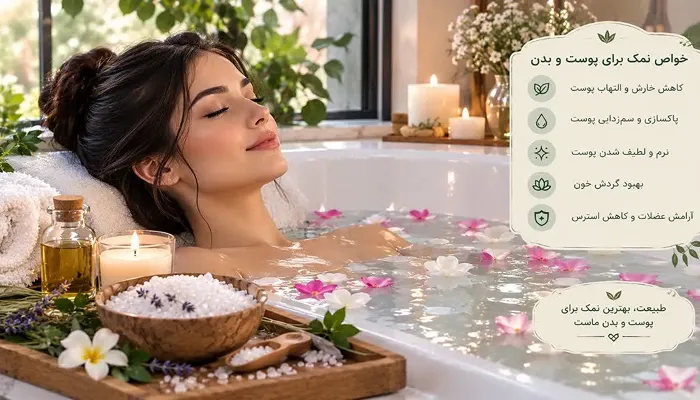 نمک برای خارش بدن